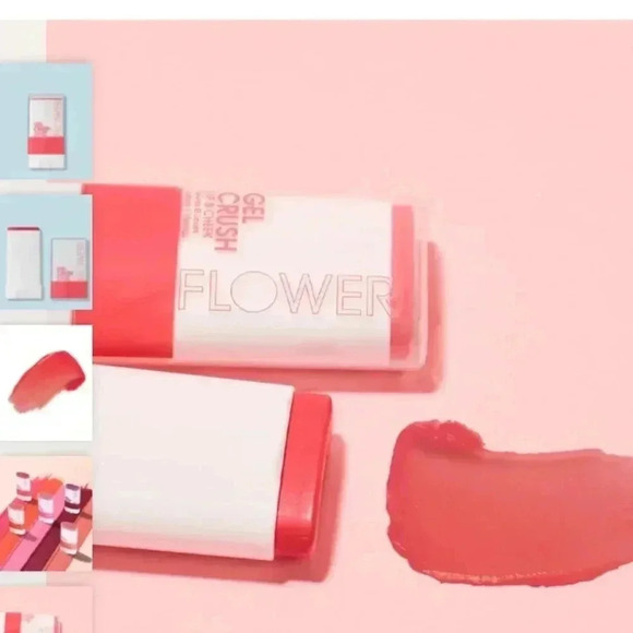 Flower Beauty  By Drew Barrymore Gel Crush Lip & Cheek Raspberry Crush (New) - Picture 5 of 7